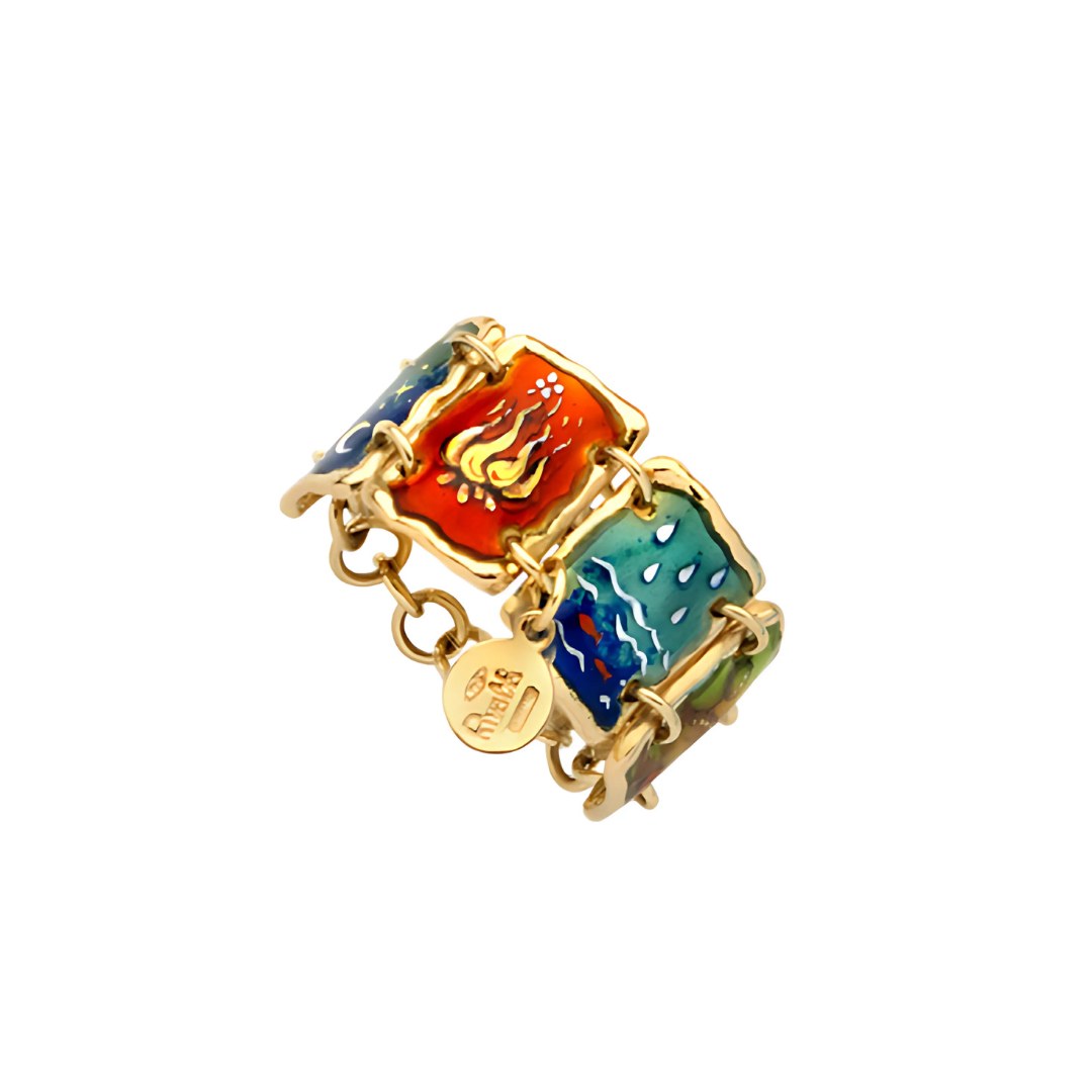 Anello Il Giardino d'Oro Le Mille e Una Notte con Brillanti