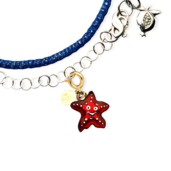 Bracciale/Girocollo con Pendente Stella Marina