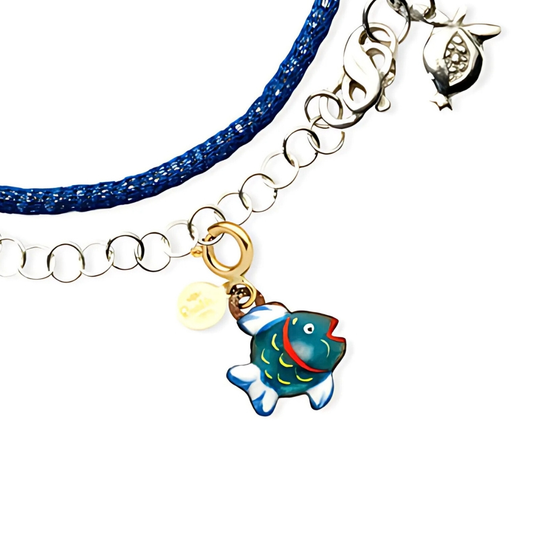 Bracciale/Girocollo con Pendente Pesce Parlante