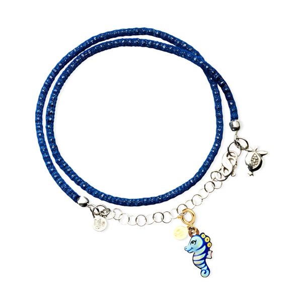 Bracciale/Girocollo con Pendente Cavalluccio Marino