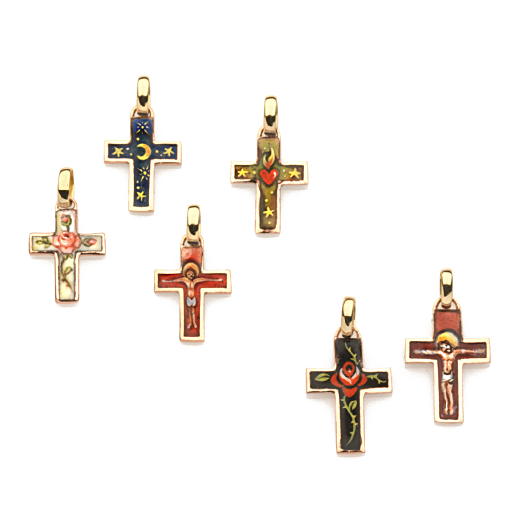 Ciondolo Croce Cuore Sacro - Collezione Gioielli dello Spirito - immagine 2