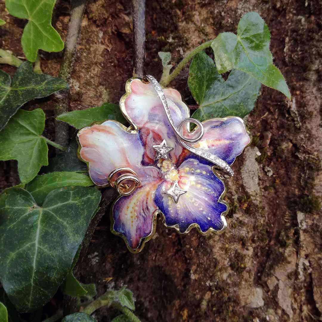 Pendente Iris Viola Grandiflora