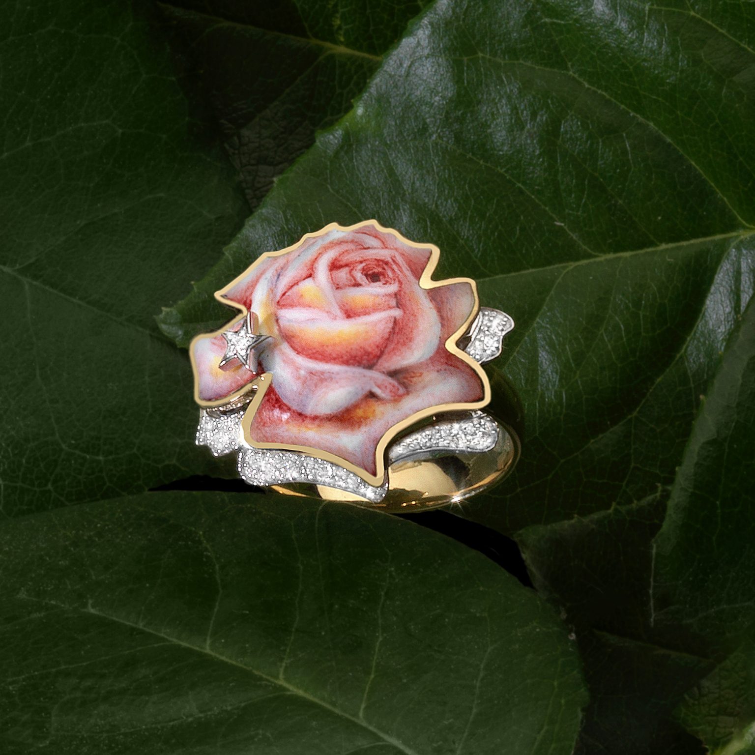 Anello Rosa Luce