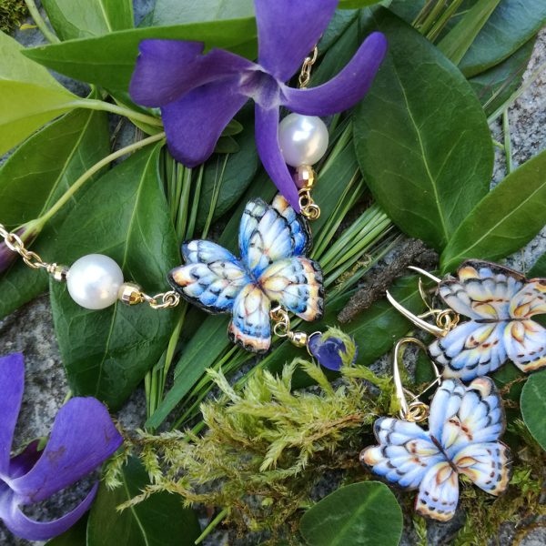 Parure Farfalle Azzurre