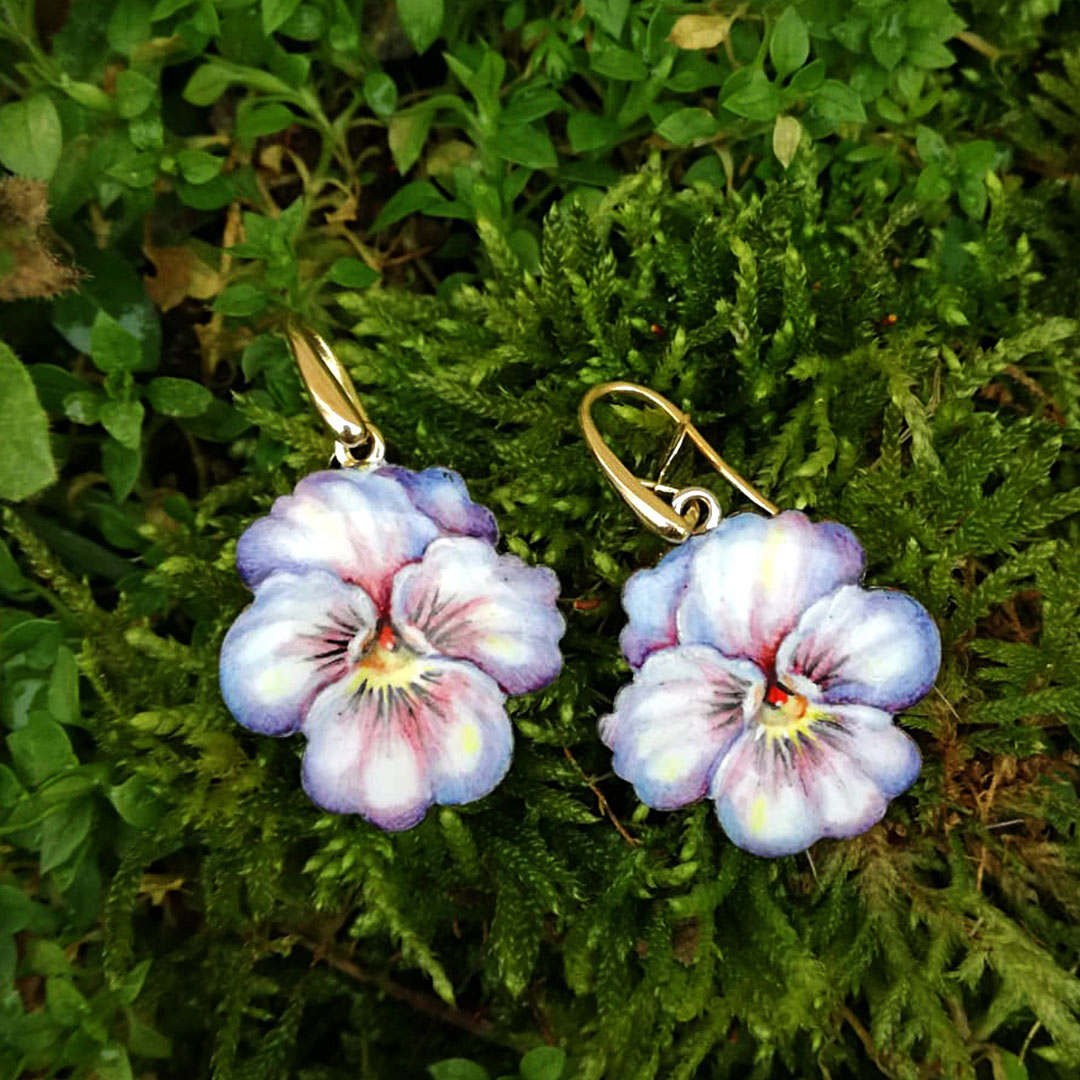Orecchini Viole del bosco