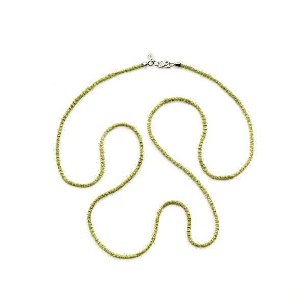 Collana lunga colorata VERDE CHIARO