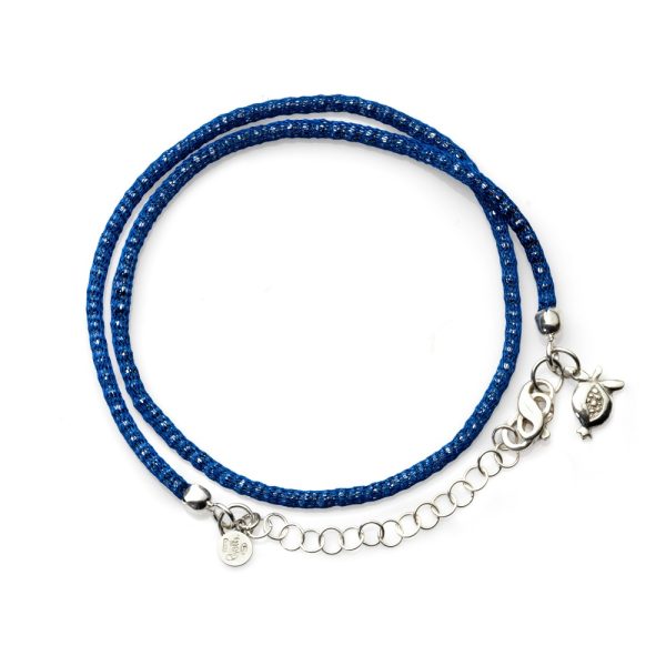 Girocollo/Bracciale colorato BLU