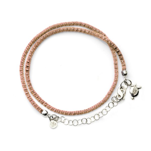 Girocollo/Bracciale colorato ROSA