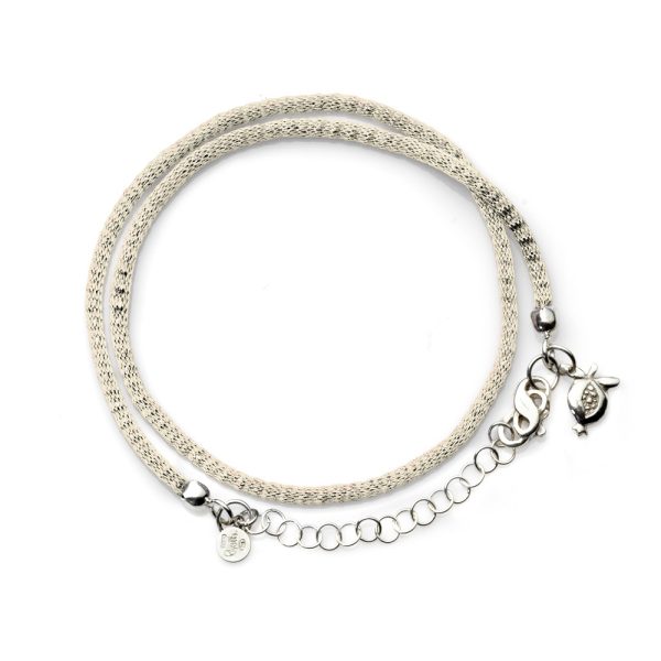 Girocollo/Bracciale colorato ARGENTO